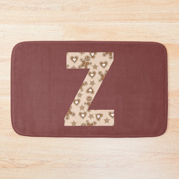 Item preview, Gingerbread Pattern Monogram Letter Z designed and sold by Coffee Lifestyle.