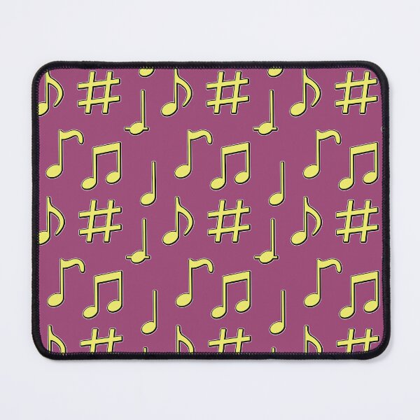 Item preview, Music Notes Pattern designed and sold by ProhibitionStickers.