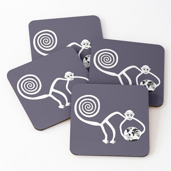 Item preview, Monkey with the Earth in hands designed and sold by siloto.