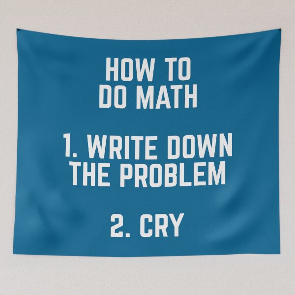 Item preview, How To Do Math Funny Quote designed and sold by quarantine81.