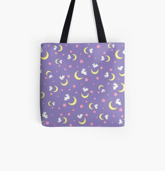 Rabbit of the Moon All Over Print Tote Bag