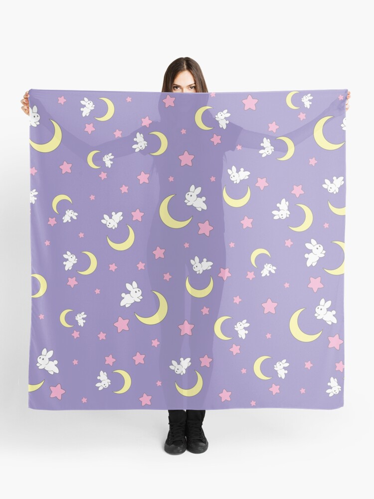 Thumbnail 1 of 3, Scarf, Rabbit of the Moon designed and sold by Ellador.