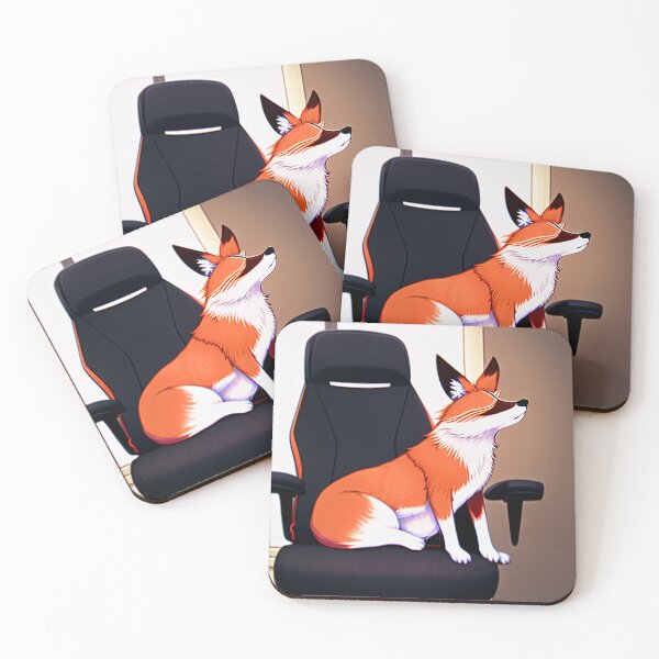 Item preview, Fox Sitting on Gaming Chair designed and sold by BAYFAIRE.