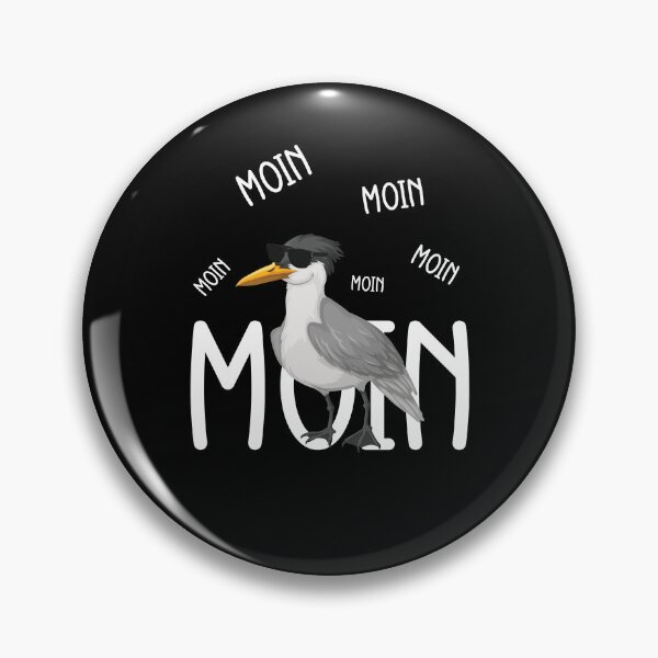 Item preview, Möwe Moin Spruch Nordsee Ostsee Sylt Kiel Hamburg designed and sold by Lenny Stahl.