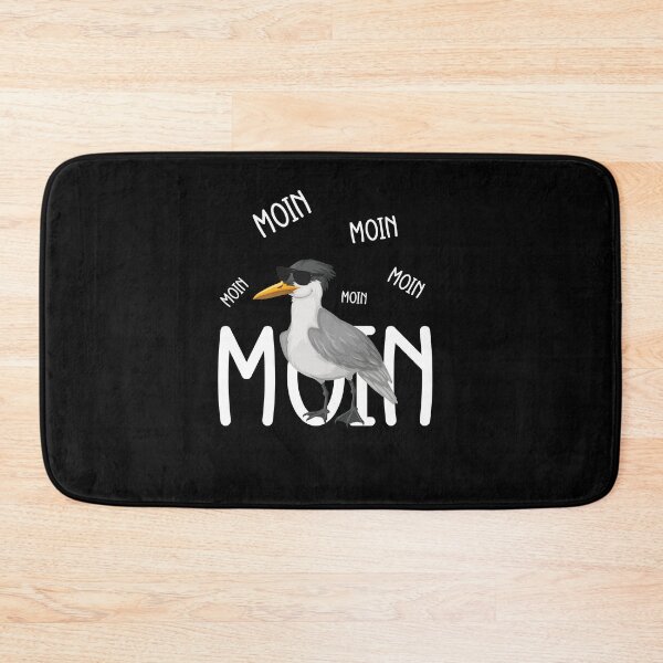 Item preview, Möwe Moin Spruch Nordsee Ostsee Sylt Kiel Hamburg designed and sold by Lenny Stahl.