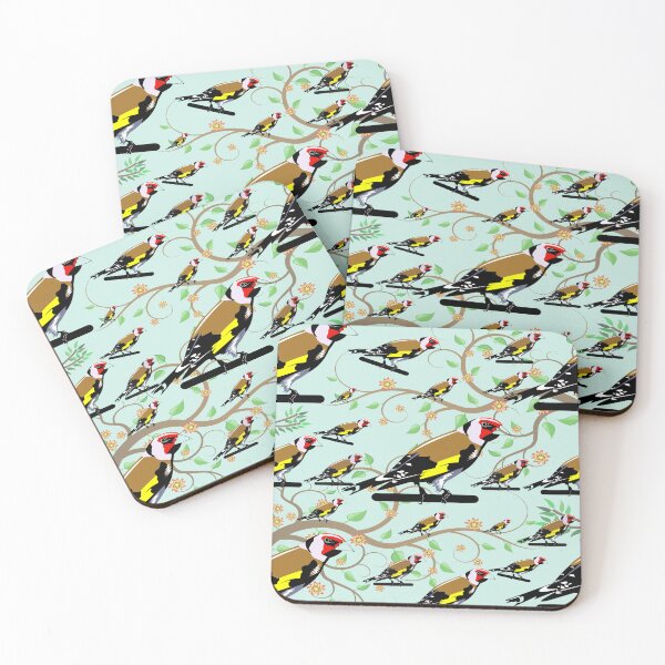 Item preview, goldfinch Bird Pattern designed and sold by franktact.