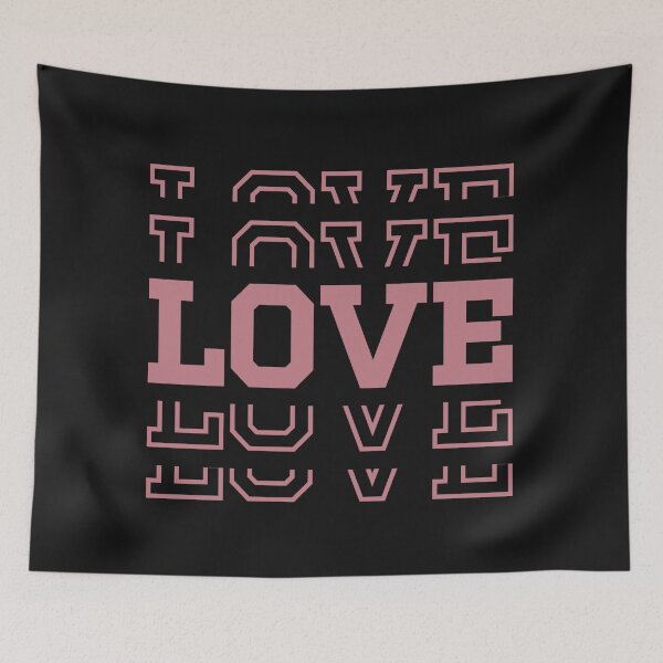 Item preview,  Stacked LOVE Quote  designed and sold by HappyLifeCreate.