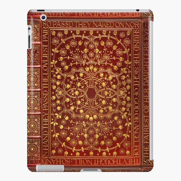 Paradise Lost by John Milton, 1902 red leather book cover iPad Snap Case