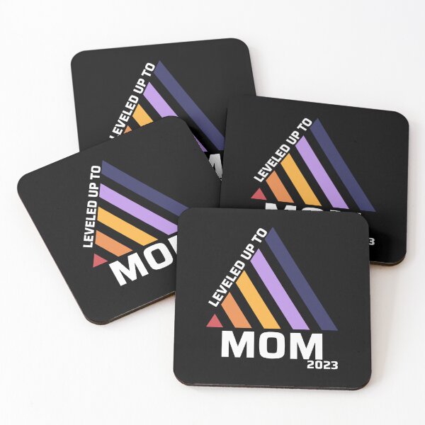 Item preview, Leveled Up To Mom 2023 designed and sold by RockBeeDesigns.