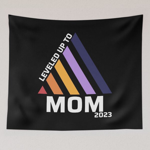 Item preview, Leveled Up To Mom 2023 designed and sold by RockBeeDesigns.