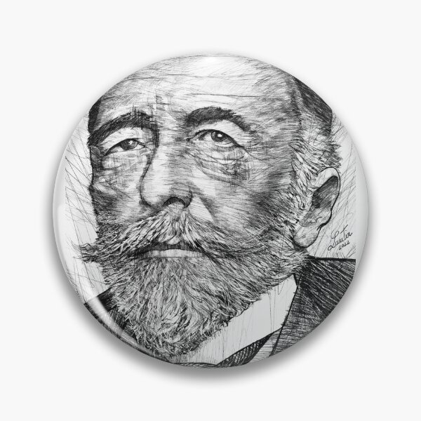 Item preview, JOSEPH CONRAD black and white pencil portrait designed and sold by lautir.
