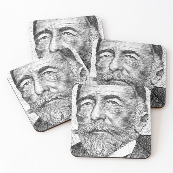 Item preview, JOSEPH CONRAD black and white pencil portrait designed and sold by lautir.