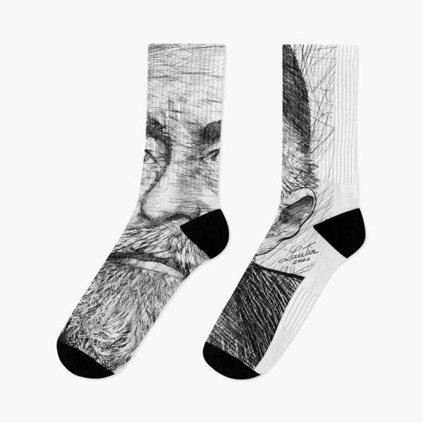 Item preview, JOSEPH CONRAD black and white pencil portrait designed and sold by lautir.