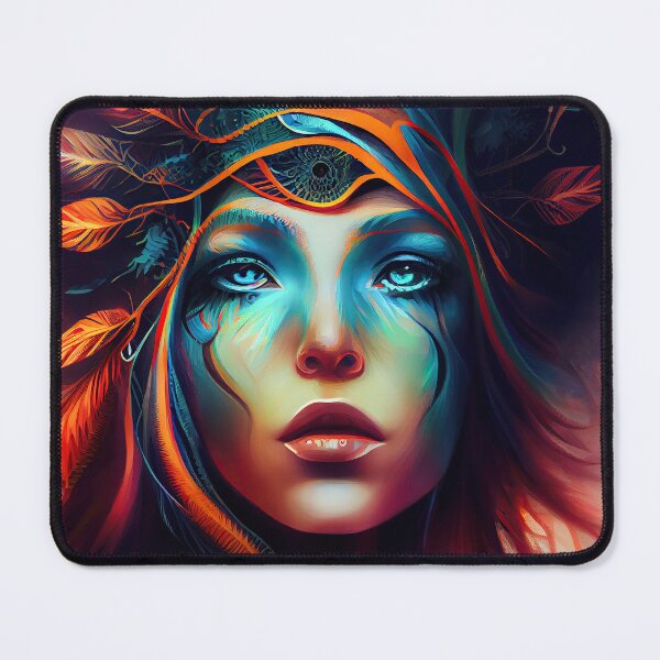 Item preview, Shaman portrait designed and sold by CEVmemories.