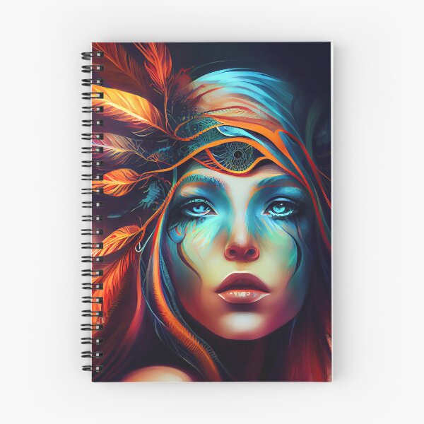 Item preview, Shaman portrait designed and sold by CEVmemories.