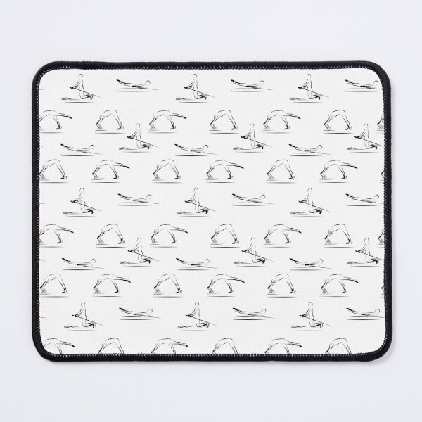 Item preview, Pilates poses pattern designed and sold by sashica.