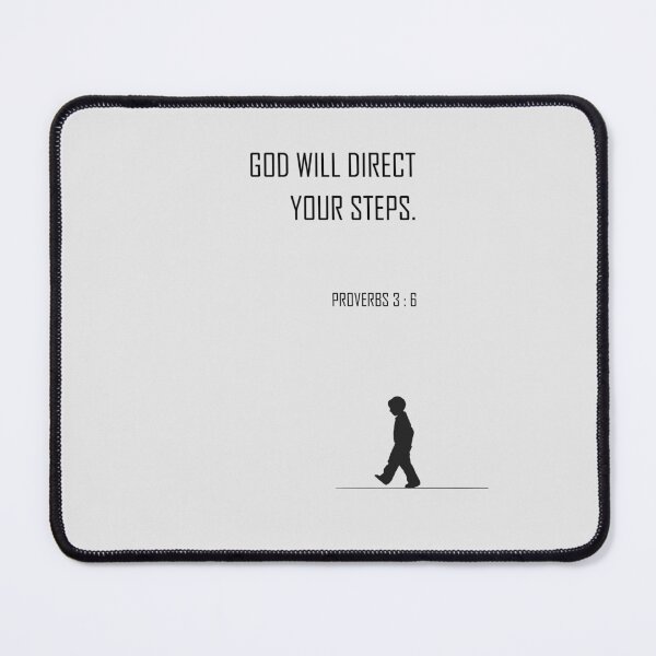 Item preview, God will direct your steps | Bible verse designed and sold by Leafy Impressions.