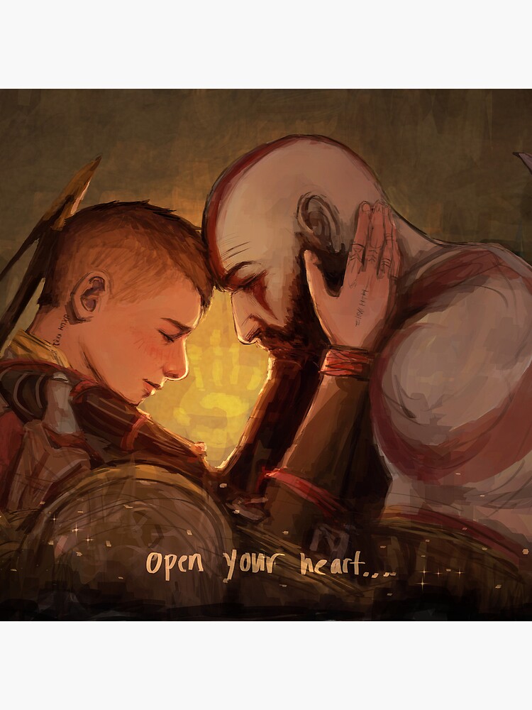 Atreus and Kratos by Olrazzladazzle