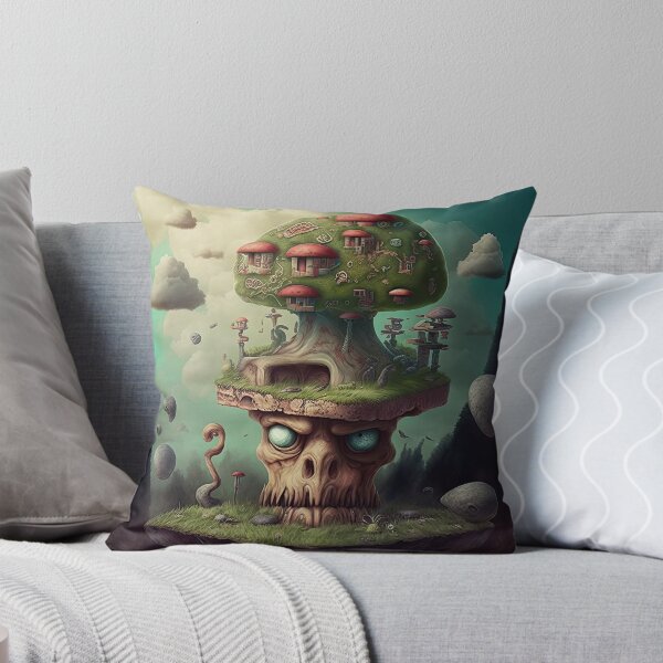 Item preview, Weird unusual monster art, Digital image finished with oil paint look. designed and sold by mrlongfield.