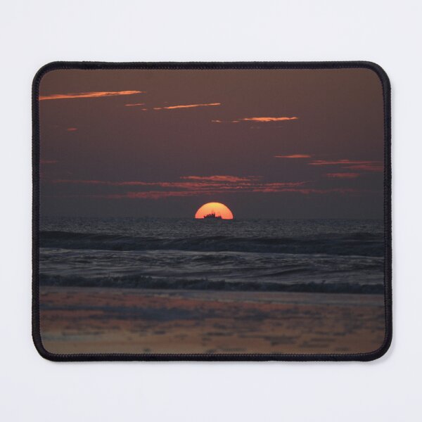 Item preview, Sunset on the beach with a boat designed and sold by Designsbyalisa.