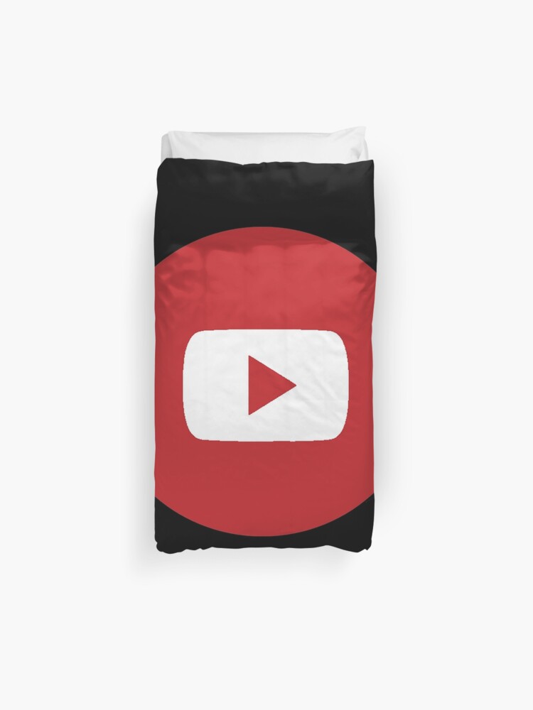 Youtube Logo Duvet Cover By Ytmerch2020 Redbubble - youtube roblox duvet covers redbubble