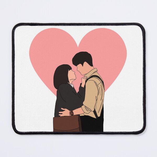 Item preview, Extraordinary attorney Woo Yong Woo & Lee Jun Ho Dating bigheart background designed and sold by paintingtour.