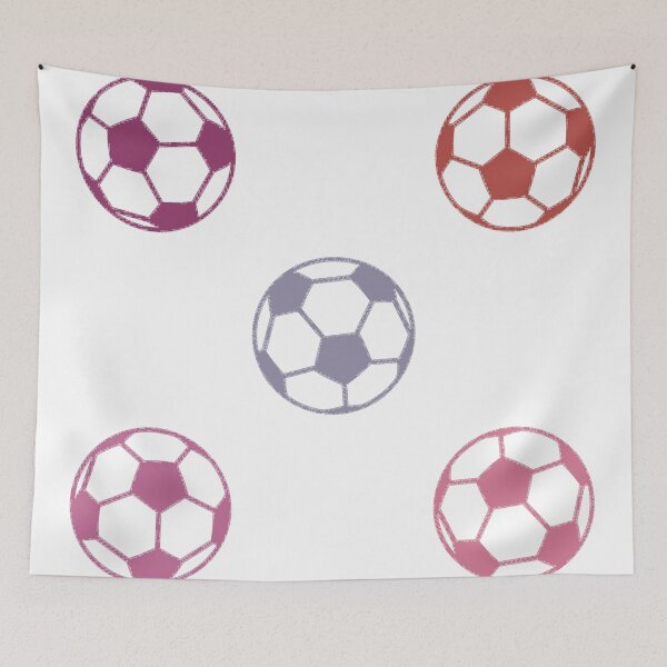 Item preview, Abstract Multi Color Football Soccer Ball Pattern  designed and sold by Pixel4Art.