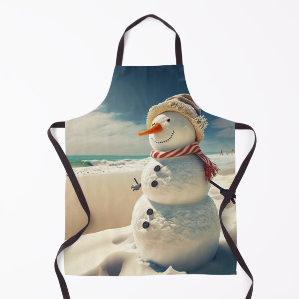 Item preview, Snowman on the Beach designed and sold by designmetaspace.