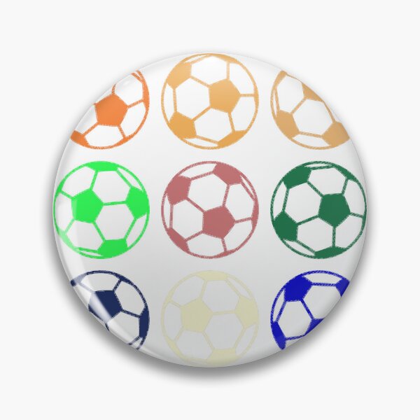 Item preview, Abstract Multi Color Football Soccer Ball Pattern  designed and sold by Pixel4Art.