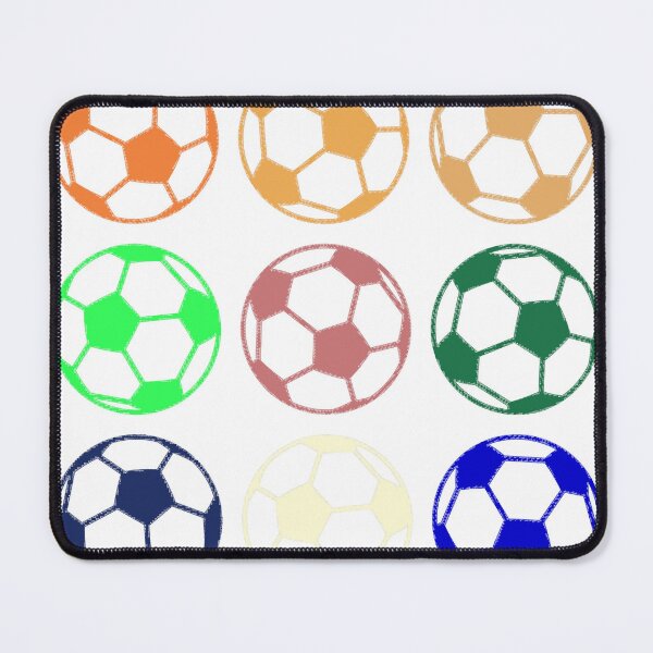 Item preview, Abstract Multi Color Football Soccer Ball Pattern  designed and sold by Pixel4Art.
