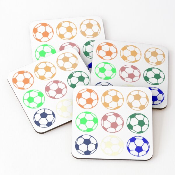 Item preview, Abstract Multi Color Football Soccer Ball Pattern  designed and sold by Pixel4Art.