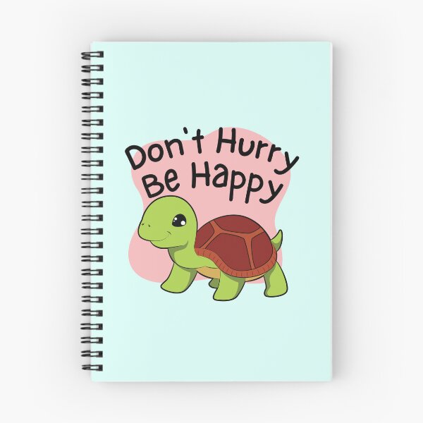 Item preview, Don't Hurry Be Happy Cute Tortoise designed and sold by VirtualFaries.