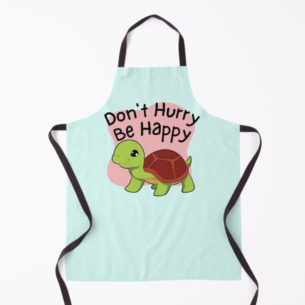 Item preview, Don't Hurry Be Happy Cute Tortoise designed and sold by VirtualFaries.