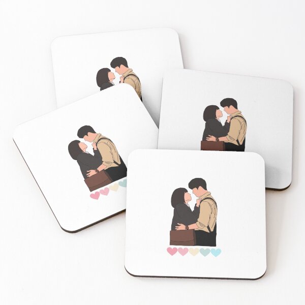 Item preview, Extraordinary attorney Woo Yong Woo & Lee Jun Ho  Dating  with little hearts designed and sold by paintingtour.