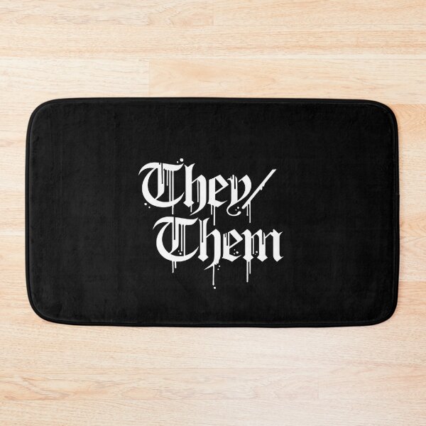Item preview, Gothic pronouns They/Them - LGBTQ+ pronouns badge designed and sold by CuriosumArt.