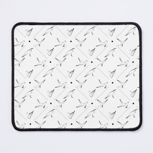 Item preview, Pilates poses pattern designed and sold by sashica.