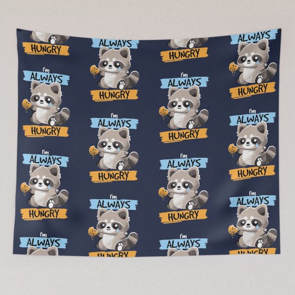 Item preview, Raccoon always hungry designed and sold by NemiMakeit.
