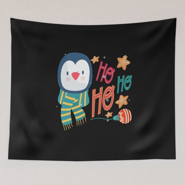 Item preview, Retro vintage Penguin ho ho ho Christmas designed and sold by hamzablk.