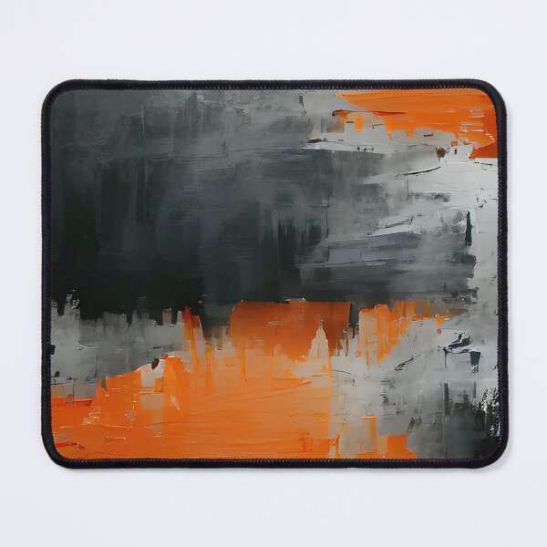 Item preview, black and orange brush strokes designed and sold by I-A-Troy.