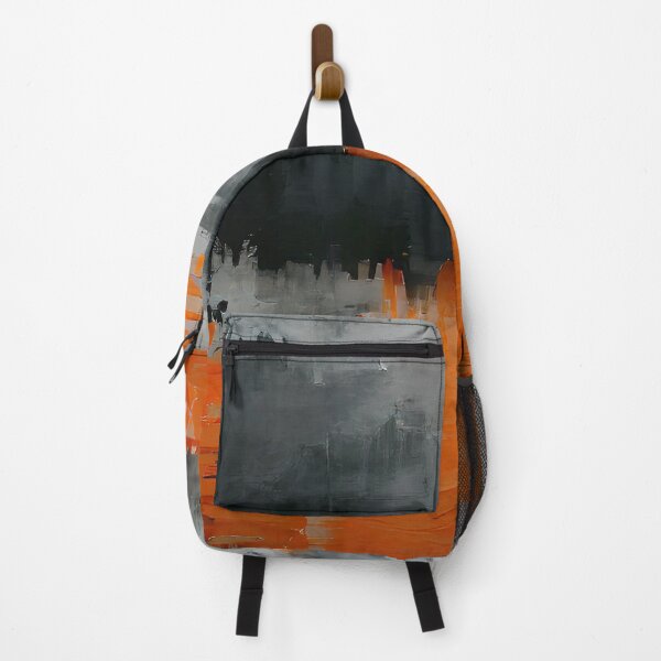 Item preview, black and orange brush strokes designed and sold by I-A-Troy.
