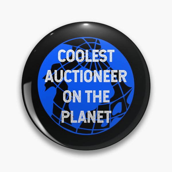 Item preview, Coolest Auctioneer on the Planet designed and sold by TimespunThreads.