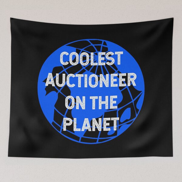 Item preview, Coolest Auctioneer on the Planet designed and sold by TimespunThreads.