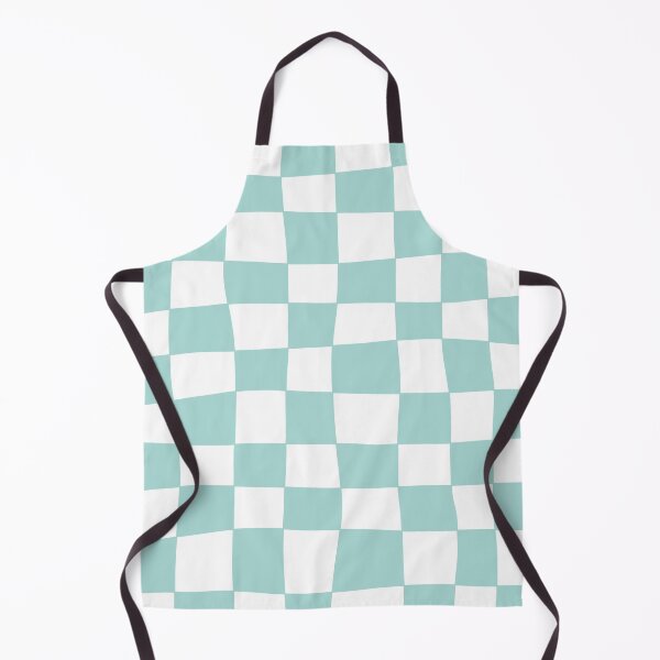 Item preview, Hand Drawn Checkerboard Pattern (mint blue/white) designed and sold by Design Minds Boutique.