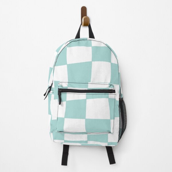 Item preview, Hand Drawn Checkerboard Pattern (mint blue/white) designed and sold by Design Minds Boutique.