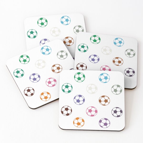Item preview, Abstract Multi Color Football Soccer Ball Pattern  designed and sold by Pixel4Art.