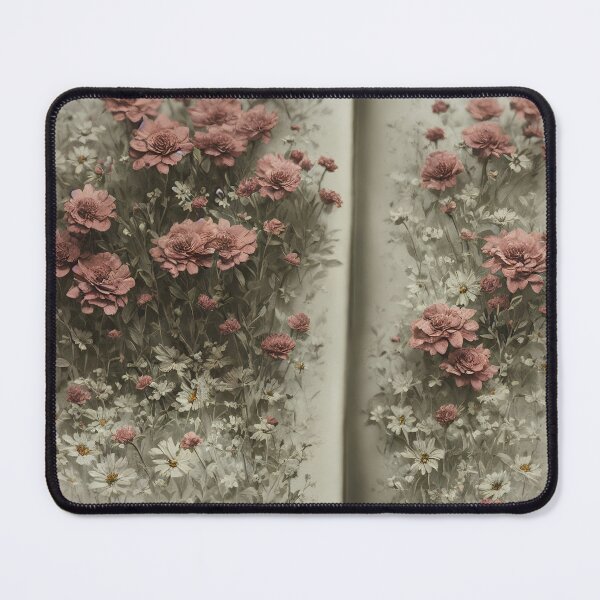 Item preview, Flower art in a book designed and sold by Planetporridge.
