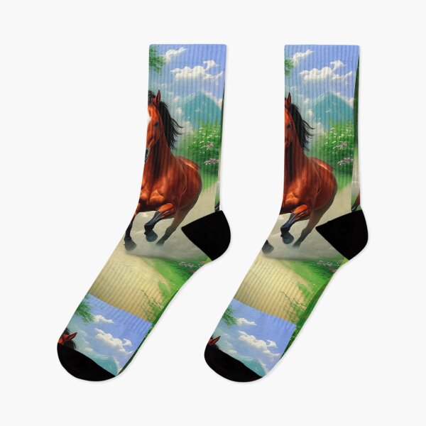 Item preview, A Pair of Wild Horses Galloping Free designed and sold by No1Equestrian.