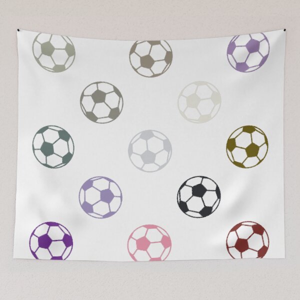 Item preview, Abstract Multi Color Football Soccer Ball Pattern  designed and sold by Pixel4Art.