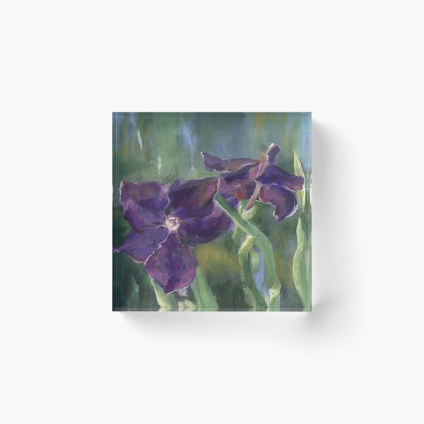 TWO FLOWERS By Kerri Kane Acrylic Block