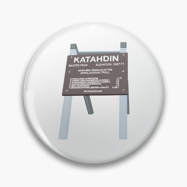 Artikelvorschau, Mount Katahdin-Gipfel-Zeichen entworfen und verkauft von allyeggleton.
